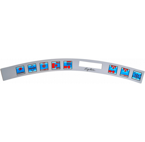 Ergoline Prrestige 1400 Control Panel Sticker