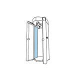 Left Acrylic Sheet For Megasun Space 2000