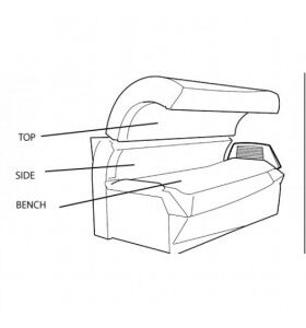Top Acrylic Panel For Ergoline Evolution 500 600