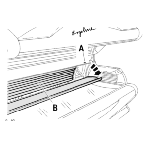 Side Acrylic Panel For Ergoline Evolution 500 600