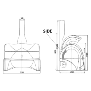Side Acrylic Panel For Megasun 7900