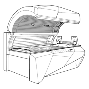 Top Canopy Acrylic For Ergoline Esprit 770
