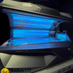 "Ergoline Affinity 700 tanning bed front view"