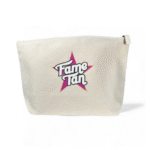Fame Tan Large Cosmetic Bag Beige Sha