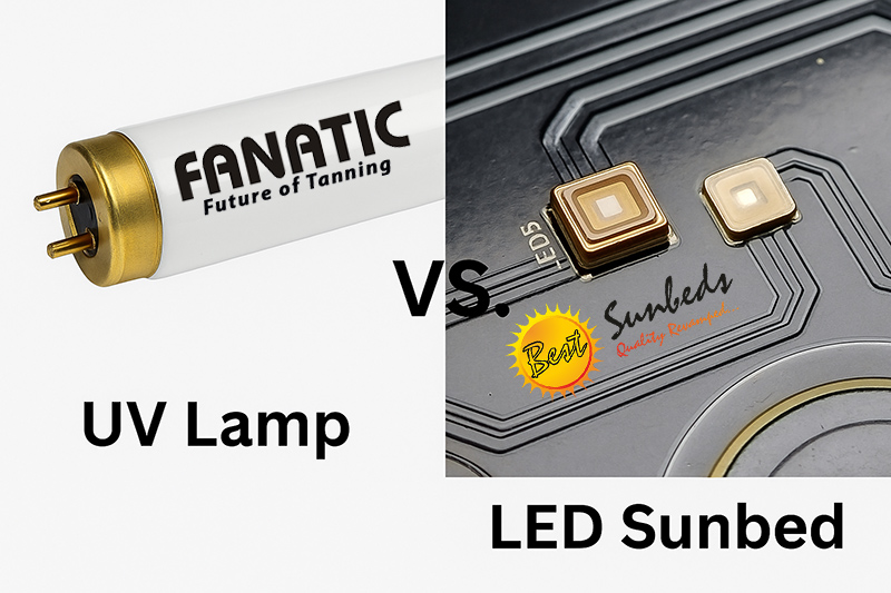 LED Sunbed vs UV Lamp traditional low presure