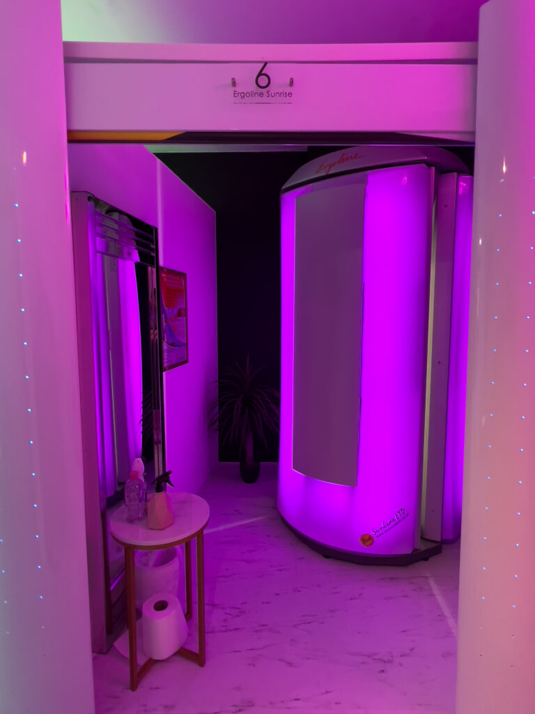 Vertical Sunbeds Inside Didcot Tanning Salon