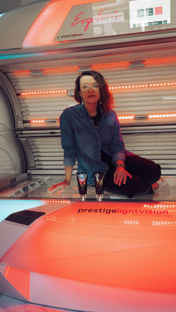 Ergoline Prestige Sunbed With Led Lamps At The Tanning Bar Melksham