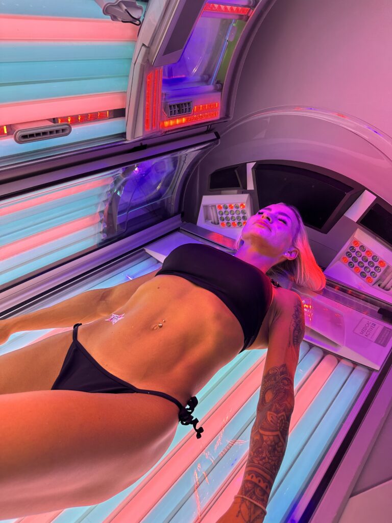 Even, Streak Free Tanning Results From Sunbed At The Tanning Bar Melksham