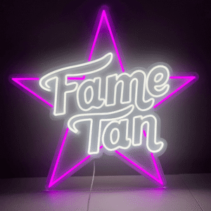 Fame Tan Neon Sign