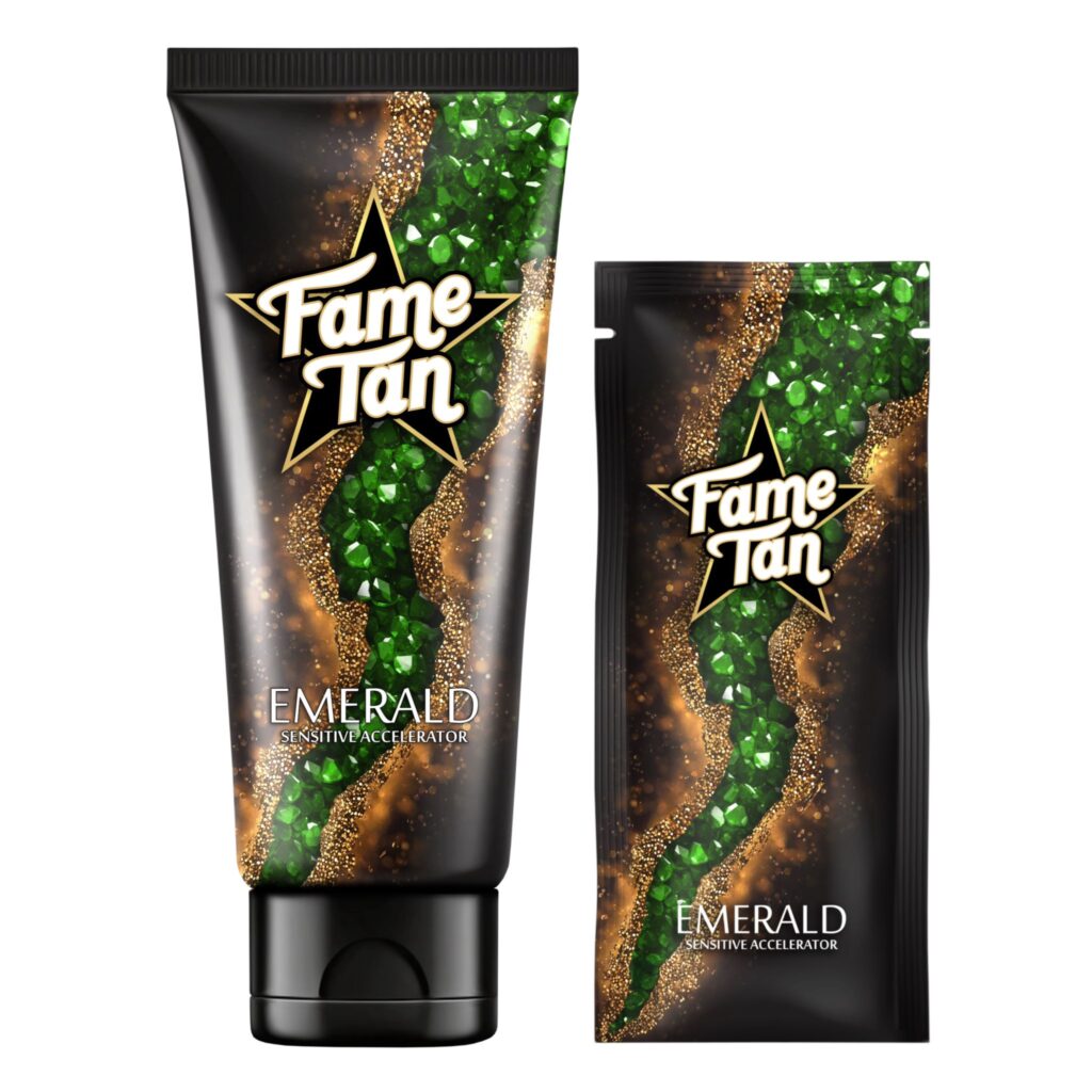 Fame Tan Emerald Accelerator – hydrating indoor tanning lotion