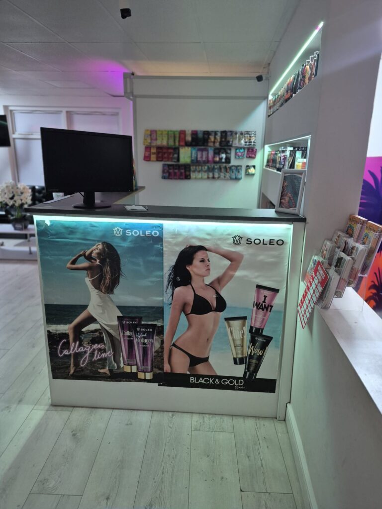 Fame Tan Cosmetic Range Used With Ergoline Sunbeds At Solaris Tanning Studio Peterborough