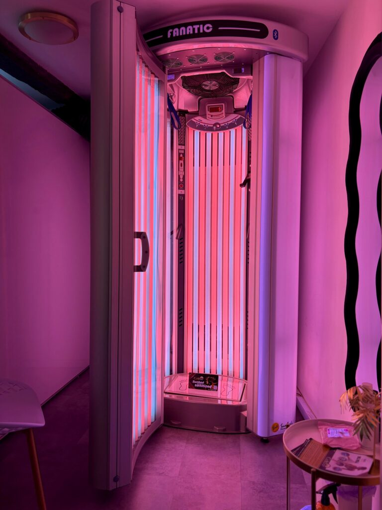 Gold Tanning Studio Bicester Stand Up Sunbed Opal Fitness