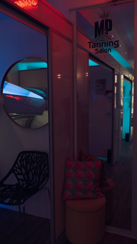 Interior Of M&p Tanning Salon On Roundstone Street Trowbridge