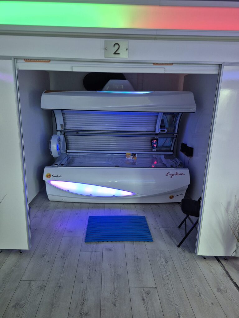Lay Down Ergoline Sunbed At Solaris Tanning Studio Peterborough – Powered By Best Sunbeds Ltd