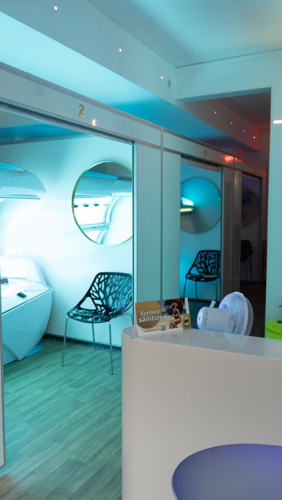 Luxury Interior Of M&p Tanning Salon On Roundstone Street Trowbridge