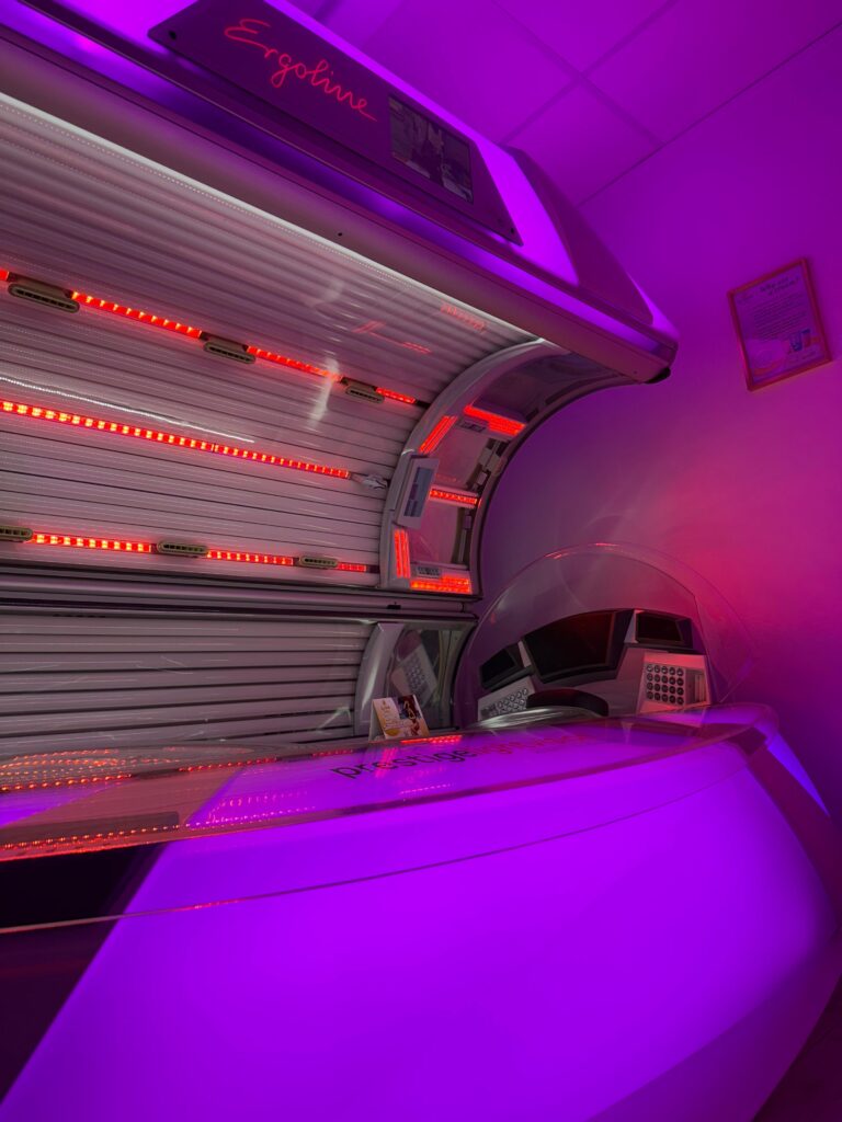 Modernergoline Tanning Bed At By Michelle Tanning Studio Trowbridge Providing Fast And Even Tanning Results