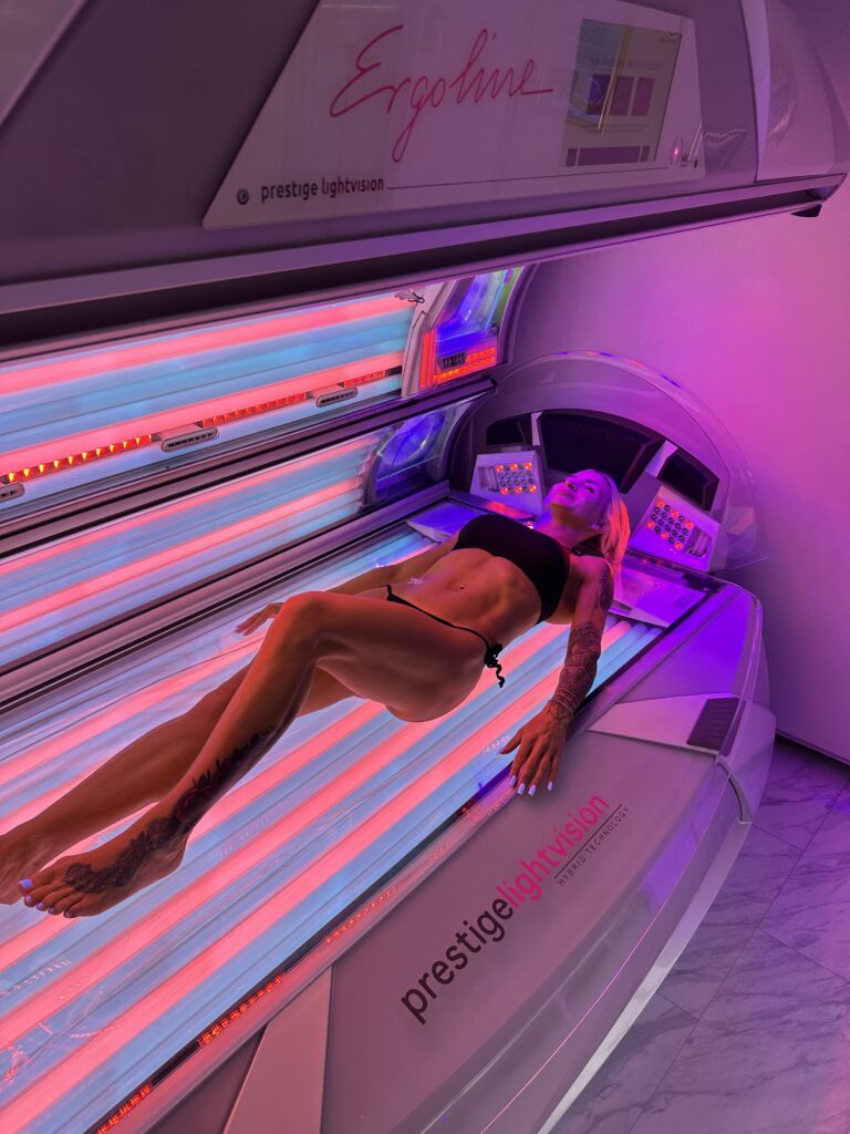 Professional Ergoline Sunbed And Fame Tan Range Available At By Michelle Tanning Studio In Trowbridge