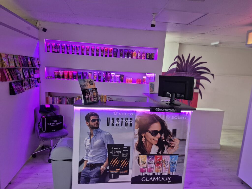 Professional Team Offering Tanning Advice And Skincare Tips At Solaris Tanning Studio
