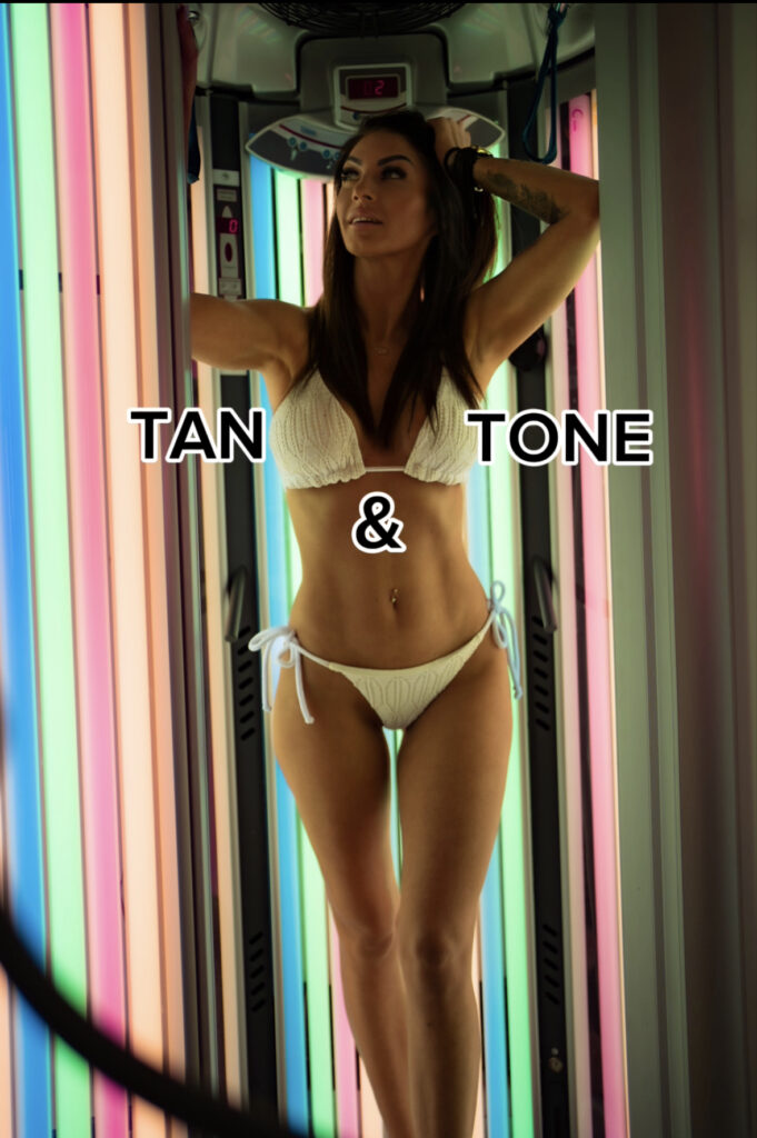 Vertical Tanning Booth At By Michelle Tanning Studio In Trowbridge Wiltshire, Installed By Best Sunbeds Ltd.
