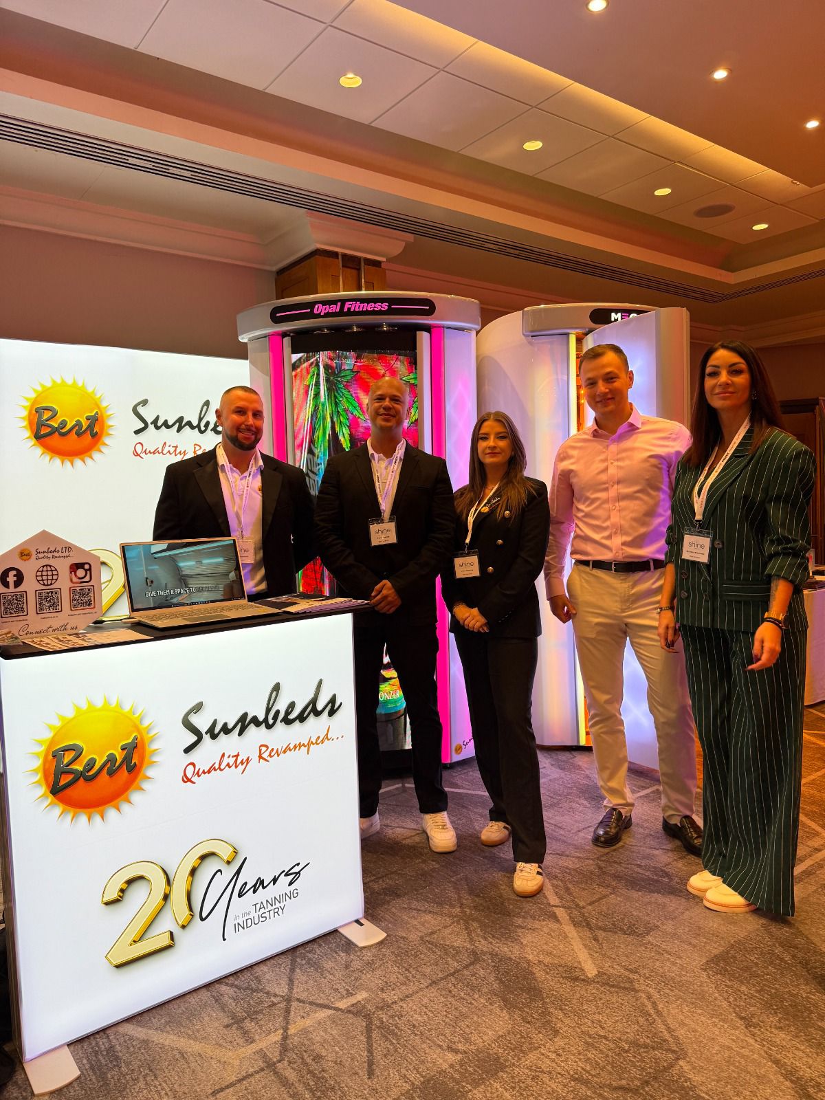 Best Sunbeds Industry Open Day showroom