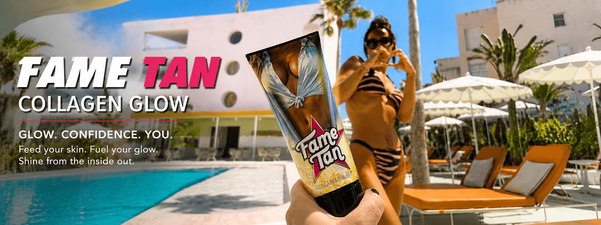 fame tan collagen glow