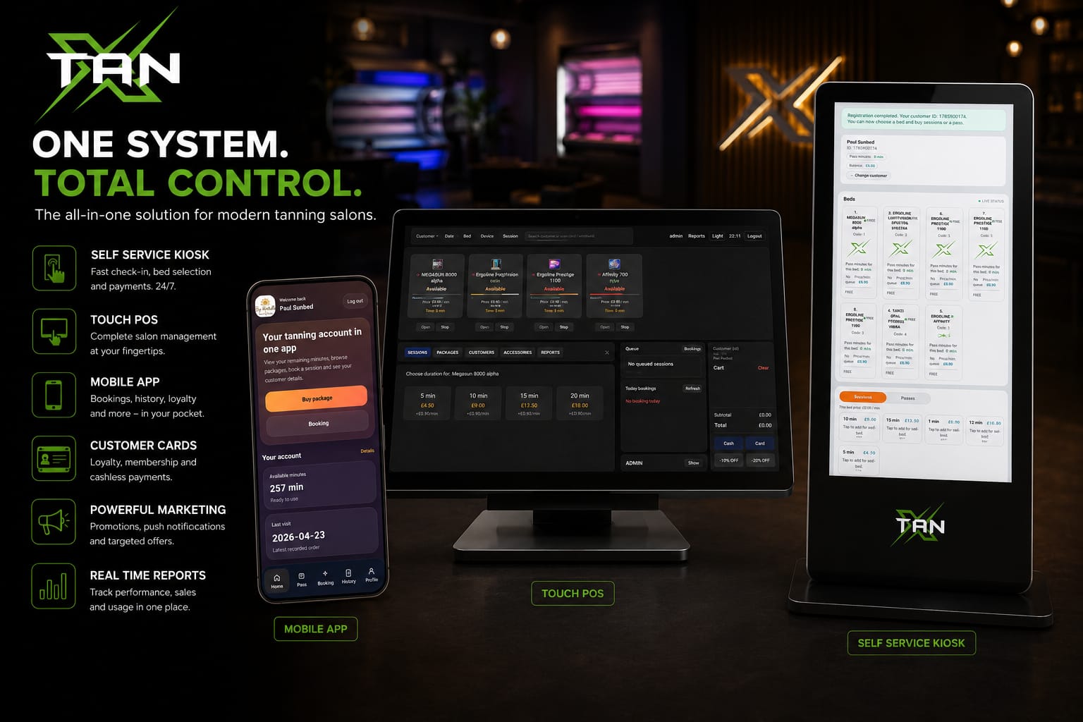 XTan complete system presentation banner